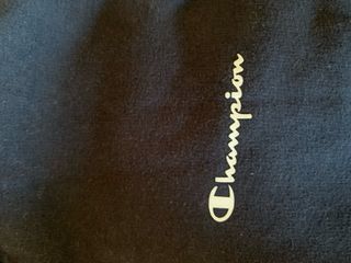 Sudadera Champion Negra Cremallera