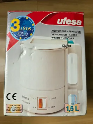 Hervidor Ufesa CM-68 Leche y Agua 1.5L