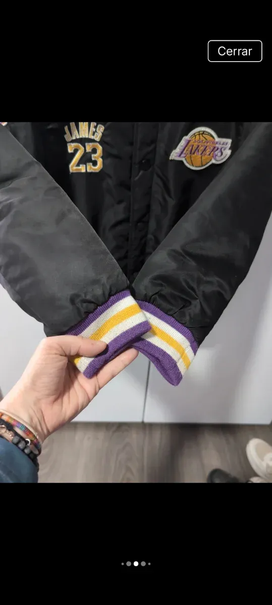 Chaqueta bomber niño NBA Lakers James 23