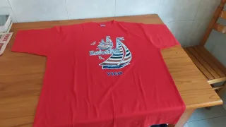Camiseta Vigo Navegación Roja Talla XXL