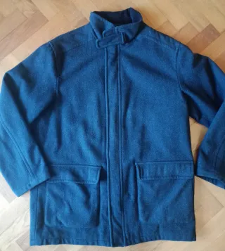 Nudos El Corte inglés Chaquetón de lana negro XL