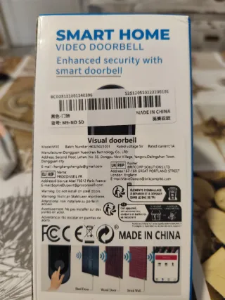 Timbre visor inalámbrico