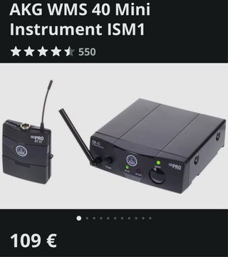 AKG SR40 MINI PRO Sistema INEAR