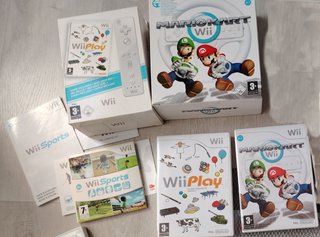 Consola Nintendo Wii con juegos y accesorios