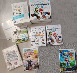 Consola Nintendo Wii con juegos y accesorios