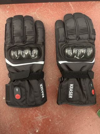 Guantes de moto Kraser calefactables Talla 2XL