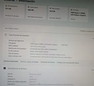 PC da tavolo Asus Ryzen 5 5600G + Monitor