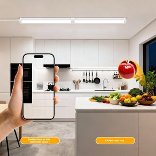 Lámpara LED de techo pack de 4un.