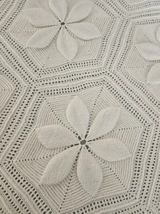 COLCHA crochet hecha a mano
