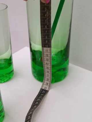 Bicchieri Murano vintage verdi