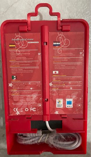 Ratón óptico Internet Corazones Rojos