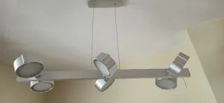 Lámpara Salón 6 Focos LED