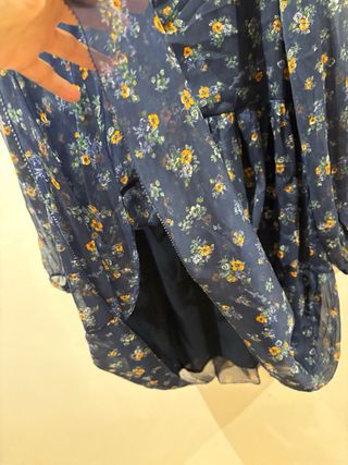 Vestido Pepe Jeans floral azul talla S