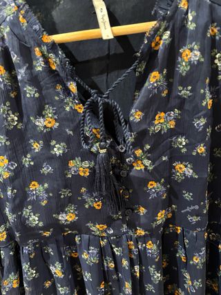 Vestido Pepe Jeans floral azul talla S