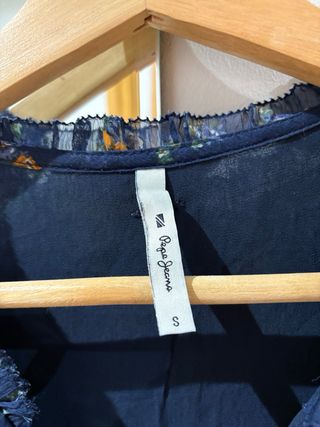 Vestido Pepe Jeans floral azul talla S