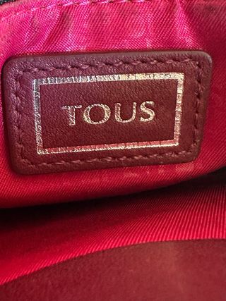 Cartera de piel Tous negra