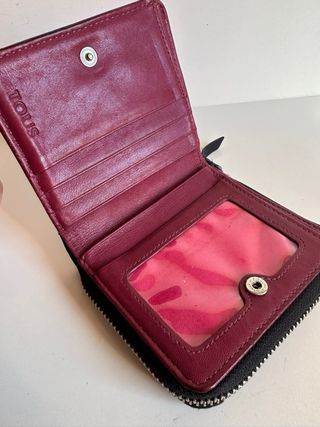 Cartera de piel Tous negra