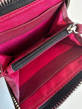 Cartera de piel Tous negra