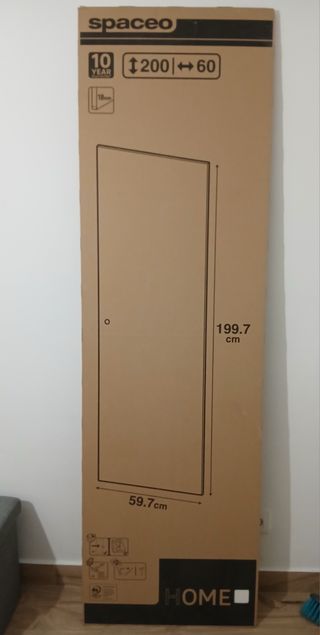 Armario con baldas y puerta, Spaceo home