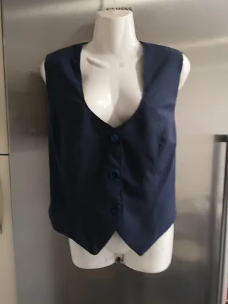 Chaleco azul marino