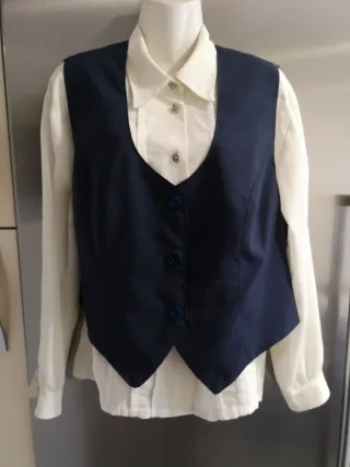 Chaleco azul marino
