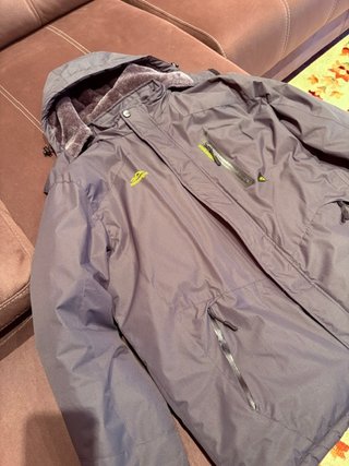 Chaqueta Parka Outdoor Gris Talla L