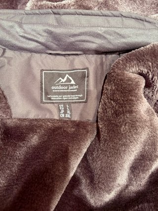 Chaqueta Parka Outdoor Gris Talla L