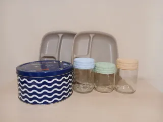 Set Cocina Lata y Tarros