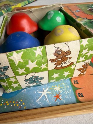 Antiguo Parchís Oca Pitufos Años 80