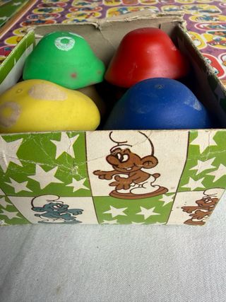 Antiguo Parchís Oca Pitufos Años 80