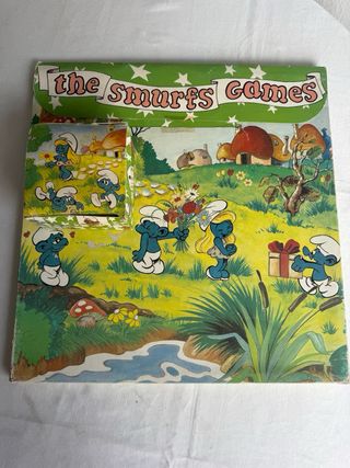 Antiguo Parchís Oca Pitufos Años 80