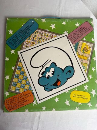 Antiguo Parchís Oca Pitufos Años 80