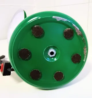 Lámpara flexo escritorio verde Vintage