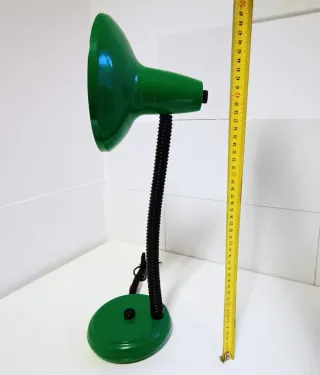 Lámpara flexo escritorio verde Vintage
