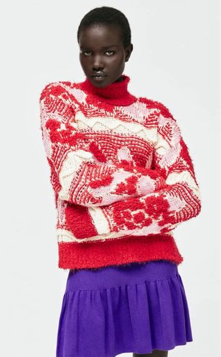 Jersey Zara viral estampado