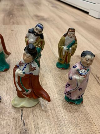 8 Figuras Chinas Coleccionables