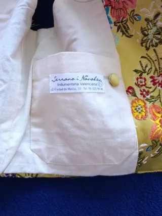 Chaleco Fallero Niño Dorado Multicolor