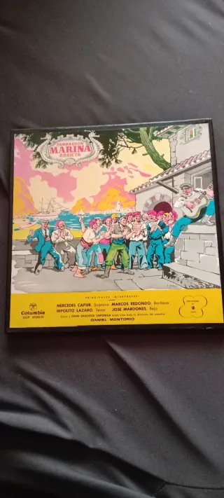Disco Marina Columbia 1962,es de 2 discos
