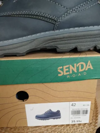 Zapatos Senda Hombre Azul/Gris