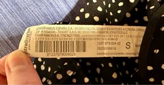 Minifalda de lunares negra y blanca