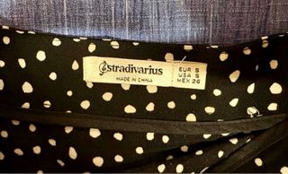 Minifalda de lunares negra y blanca