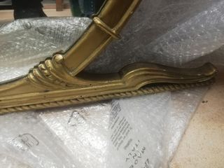 Specchio vintage dorato