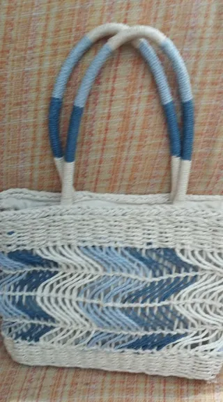 Bolso de playa o uso diario tejido