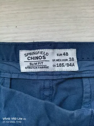 Pantalones vaqueros hombre.