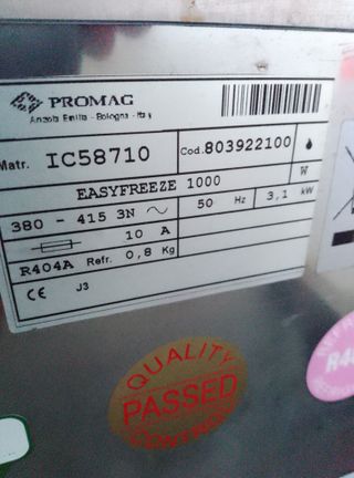 Mantecadora Promag Easy Freeze 1000