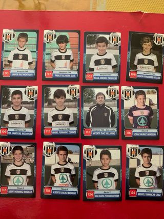 Cromos fútbol cantera Mérida 2013/14