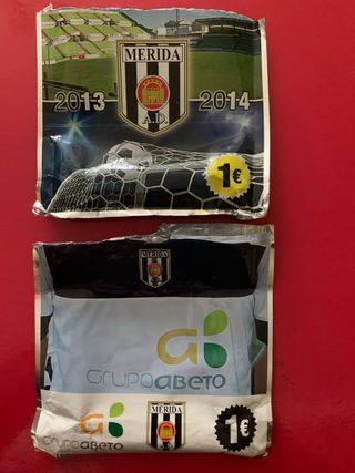 Cromos fútbol cantera Mérida 2013/14