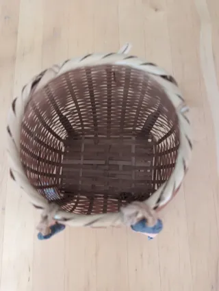 Mochila infantil de mimbre