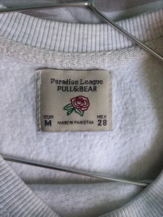 Sudadera Pull&Bear cropped Talla M