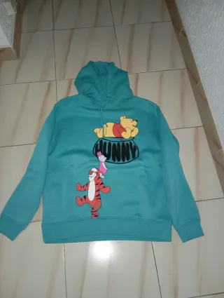 Sudadera Mujer Winnie the Pooh Teal